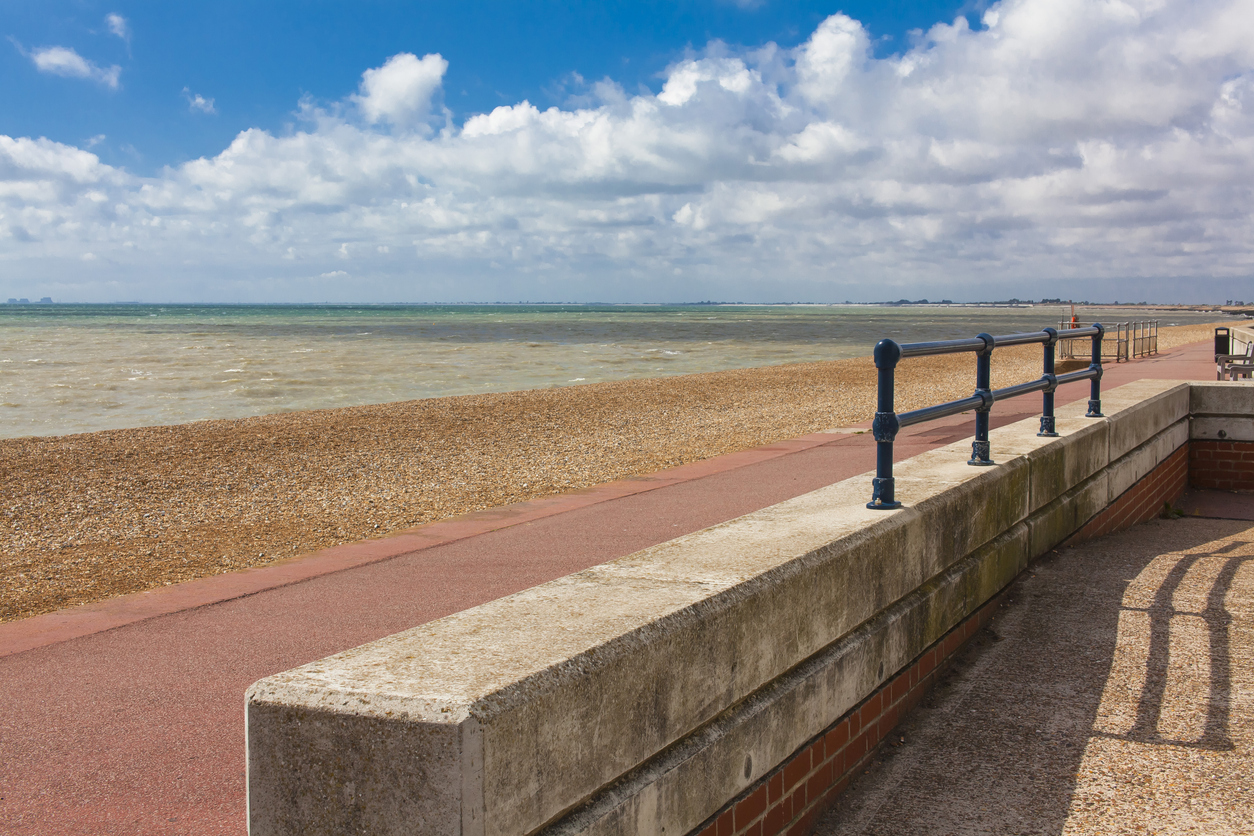 Hythe beach view | Seafront properties
