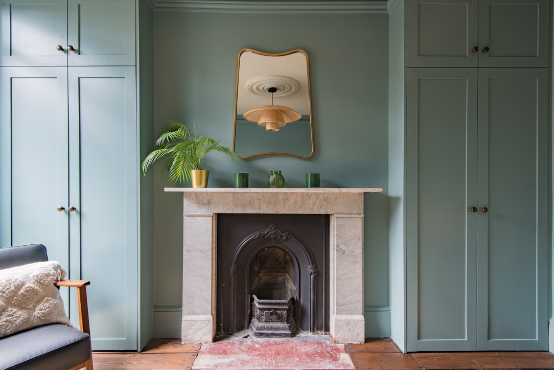Sitting room fireplace, West Cliff