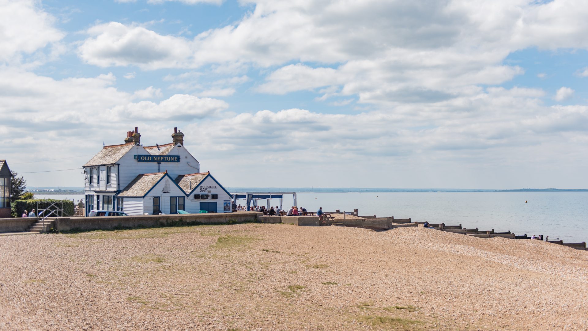 The Old Neptune, pub on the beach in Whitstable, Kent
