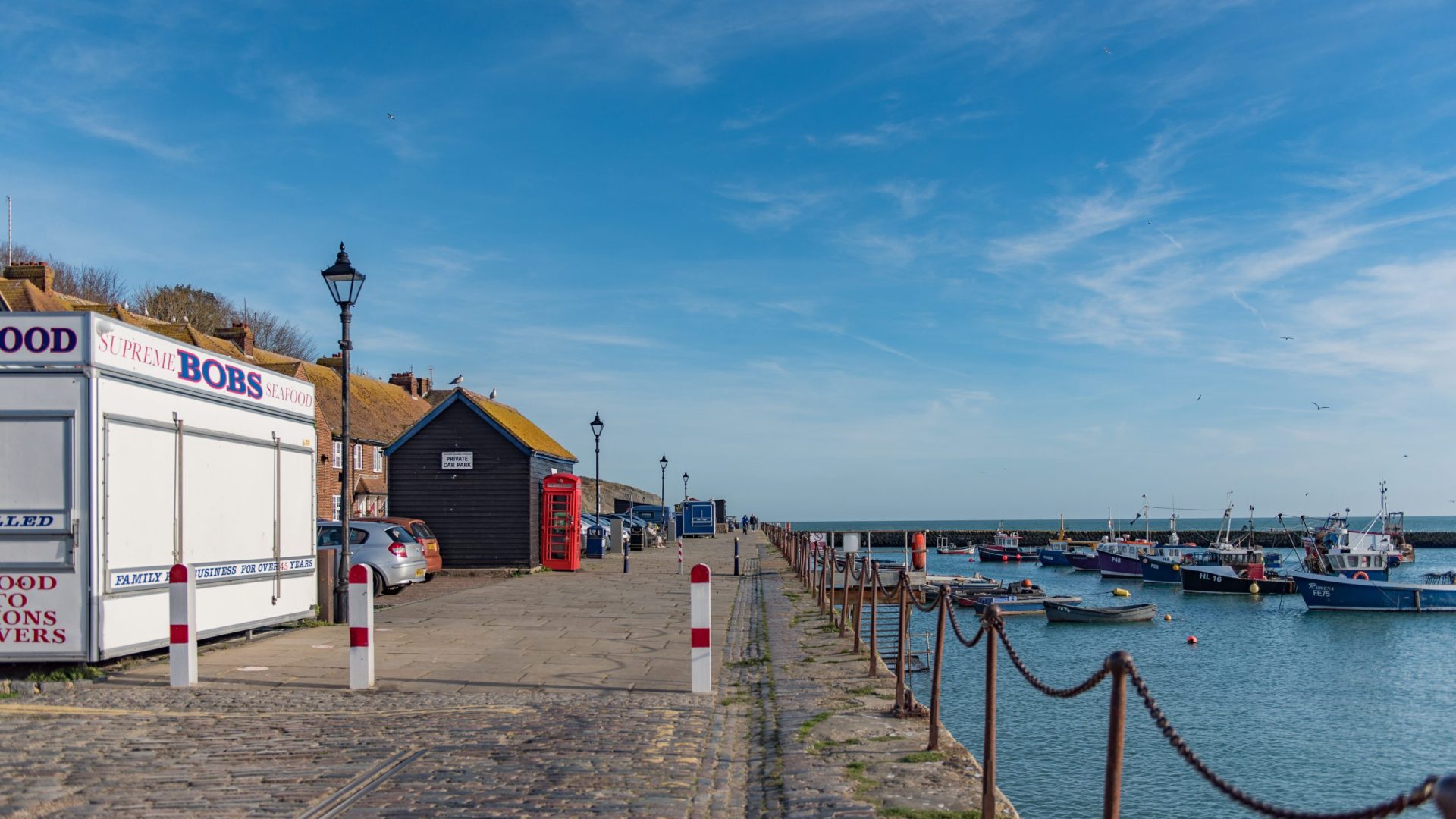 Folkestone Harbour, Near Sandgate, Kent