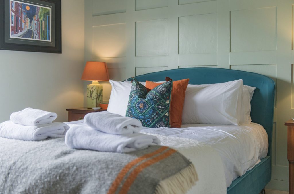 Cosy bedroom at Wisteria Cottage