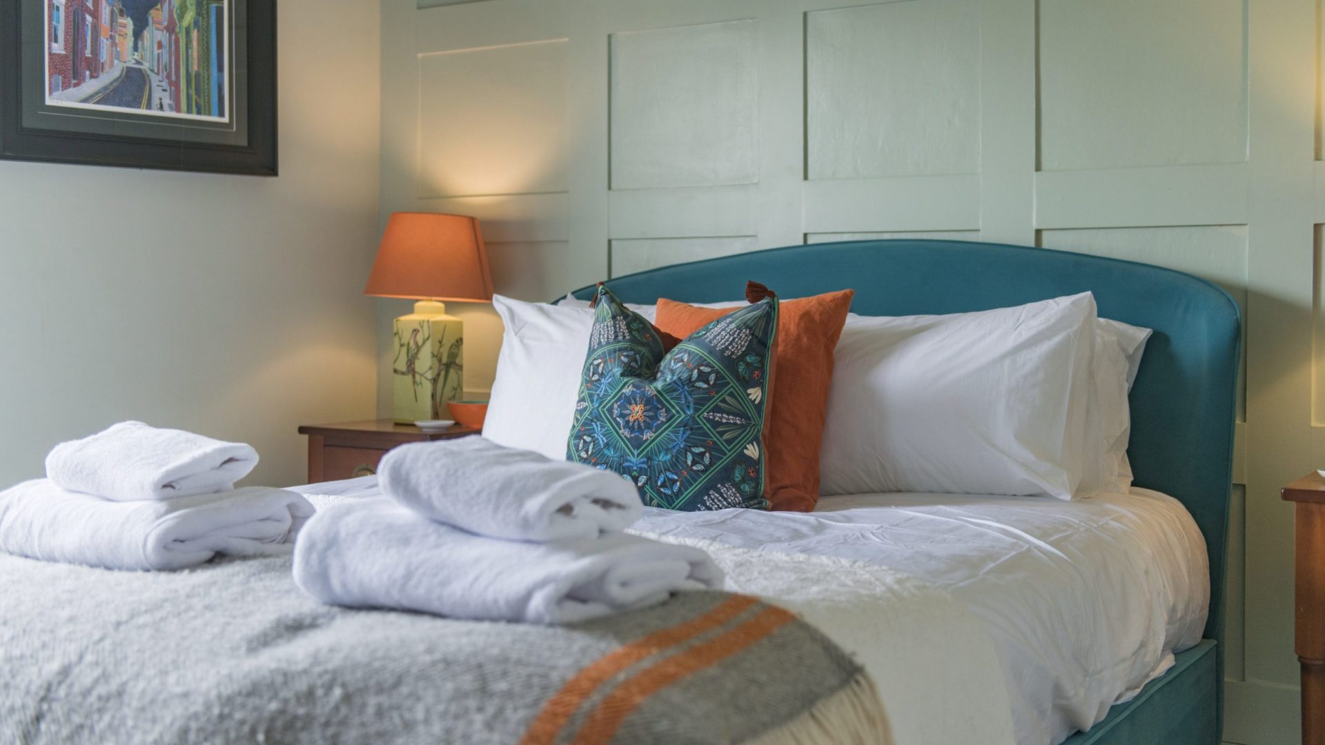 Cosy bedroom at Wisteria Cottage