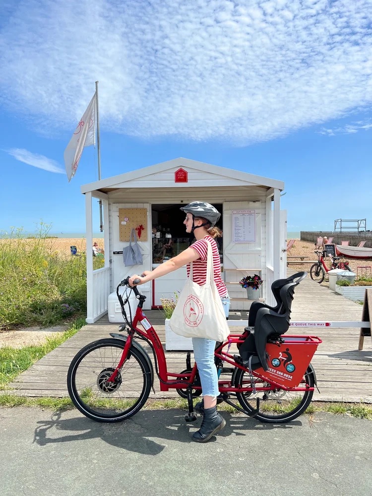 Cycling to Deal from Kingsdown using the bikes from Hut 55, Deal | Best Bike Rides in Kent