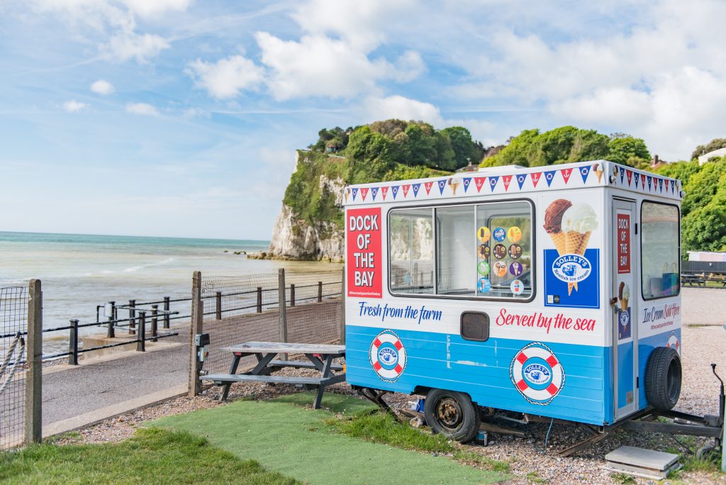 The Best Beach Ice Cream Van in Kent | St Margaret's Bay